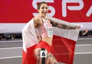 Three-time European Indoor Championships medalist Ewa Swoboda will also be in action at the Czech Indoor Gala 2024. (Photo by Alex Livesey/Getty Images for European Athletics)